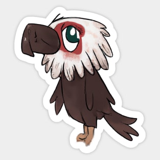 Cute Eagle Drawing Sticker